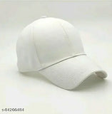 Stylish solid-color cotton baseball caps (3), trendy for men and women, made in India