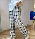 White checkered pajamas