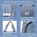 High-quality, large capacity folding duffle bag with waterproof Oxford fabric