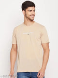 UBX men's cotton blend round neck t-shirts, printed design, short sleeves, pack of 3