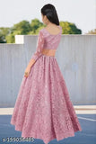 Women's net semi-stitched Lehenga Choli with striped silk blouse and embroidered heavy net dupatta, half sleeve, 2.5m flair, dry clean only