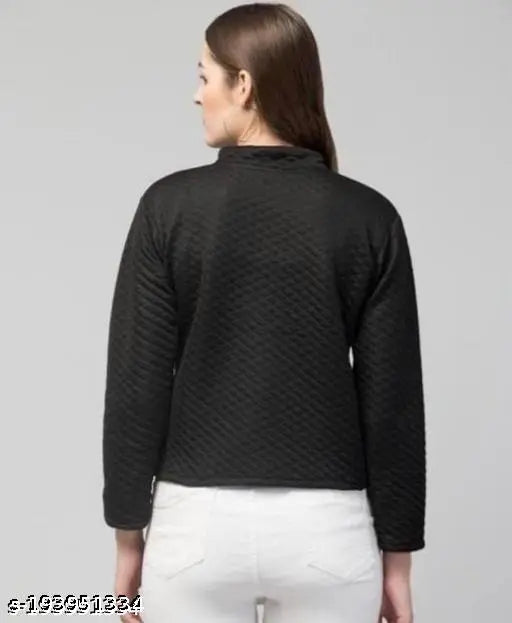 Cotton-linen solid jacket for girls and women, perfect for active wear. Made in India