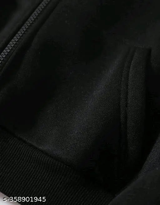 Fleece women's crop zipper hoodie jacket, solid pattern, long sleeves. S-XL sizes available. India origin