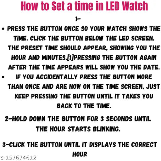 Black, fashionable kids' smart watch with a colorful LED band for displaying time and possibly other information