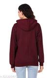 Fleece Ripon jackets, solid color women's long sleeve jackets from India