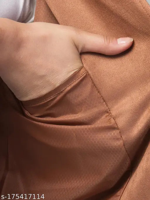 Linen suede jacket, classic essential style, perfect for casual days