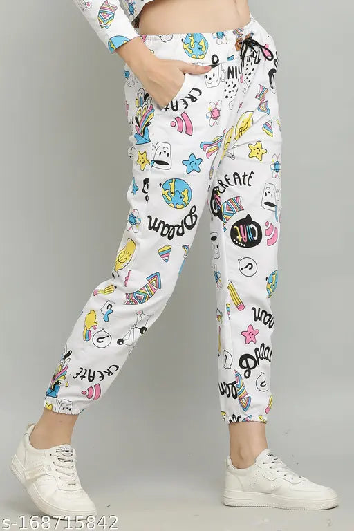 Denim printed women's jeggings from Quirky Collection, 100% cotton, casual and cool denim look, available in sizes 28, 30, 32