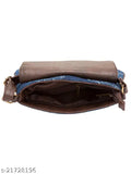 Black leather Vivinkaa sling bag with indigo tassel, 3 card slots