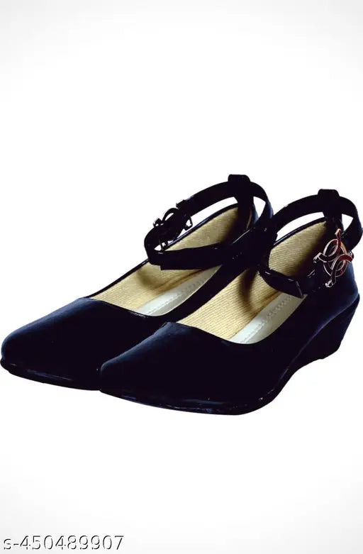 Synthetic ballerina flip-flops for women in bellies pattern, slip-on footwear in various sizes (IND-3 to IND-8) from India