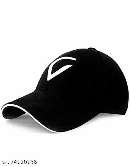 Modern combo pack of 2, trending Virat cap and black sunglasses for men, women, girls, boys. Cotton baseball caps with sleek design