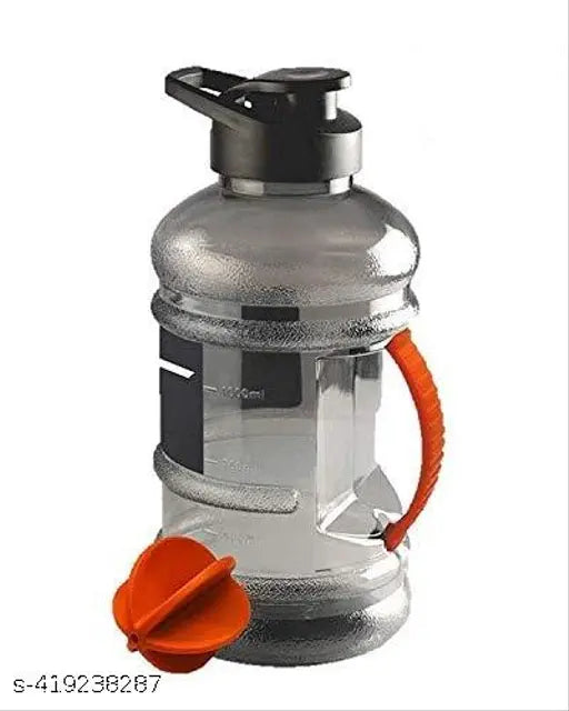 Blackorange 15-Liter Gym Water Bottle for Men, Women, Boys & Girls - Absolutely leak proof with easy drinking flip top and strong nylon strap