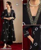 Viscose rayon kurti and palazzo set for women, solid net design, three-quarter sleeves, various sizes available: M-XXXXL, made in India