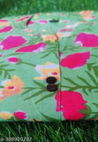 Cotton three-quarter sleeve printed kurti for women, single size options available in S-XXXL, India-made fashionable office wear