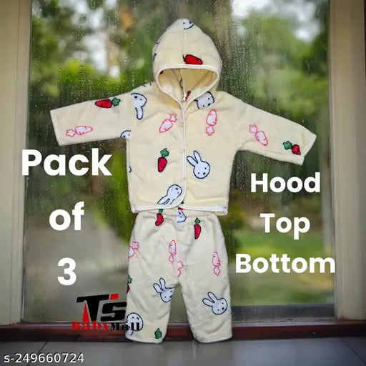 Cotton linen unisex newborn-to-6-month baby clothing combo set: extra soft hoodie top & bottom for cozy all-season wear