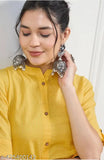 Women's cotton casual kurti palazzo set with pockets, solid color for relaxed Indian wear
