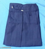 Blue navy pleated skirt with side pockets and front panel