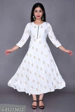 White kurta with embroidered border, knee-length