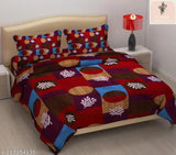 King size double bed bedsheet combo pack for 2 bedsheets and 4 pillow covers