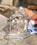 Silver foot murti: Brass Ranamika collection of Ramlakshmansita ji, Sita ji, and Lord Hanumansit for mandir decoration