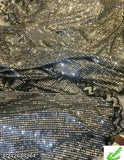 Sequined Georgette saree with detailed sequence work, borders, and fancy cut designs