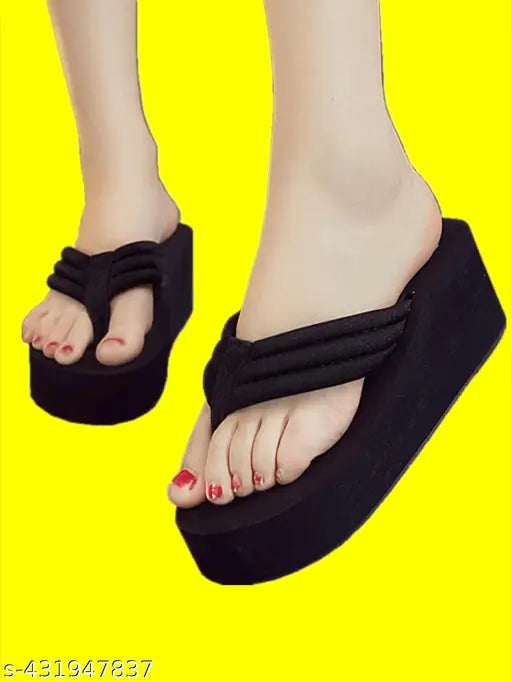 Black strappy bellies sandals for women trendy fashion comfortable partywear