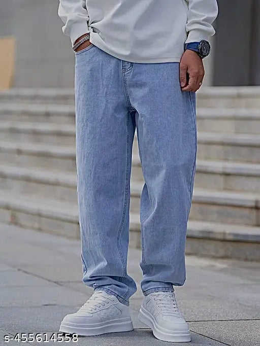 Light blue denim jeans