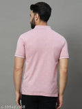 UNIBERRY men's printed cotton blend half sleeves polo t-shirt with pocket, Indian origin