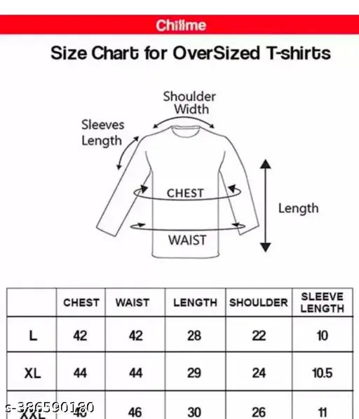 Oversized solid cotton women's T-shirt