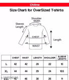 Oversized solid cotton women's T-shirt