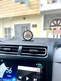 Handcrafted Bismillah Star Shap for car net, traditional Indian decor piece
