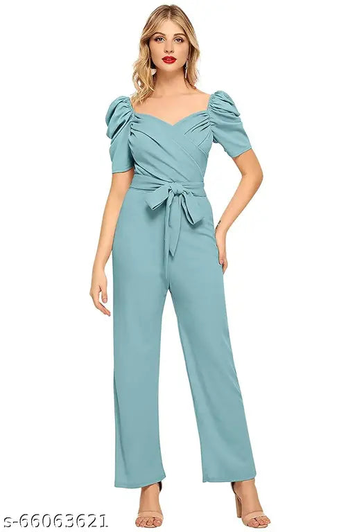 Classy Fashion western wear jumpsuit, summer cool polyester & spandex, solid pattern, short sleeves, various sizes available