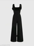 Lycra sleeveless jumpsuit, Janvi Kapoor style, dyed/washed net, trendy Indian fashion, women's plus sizes available