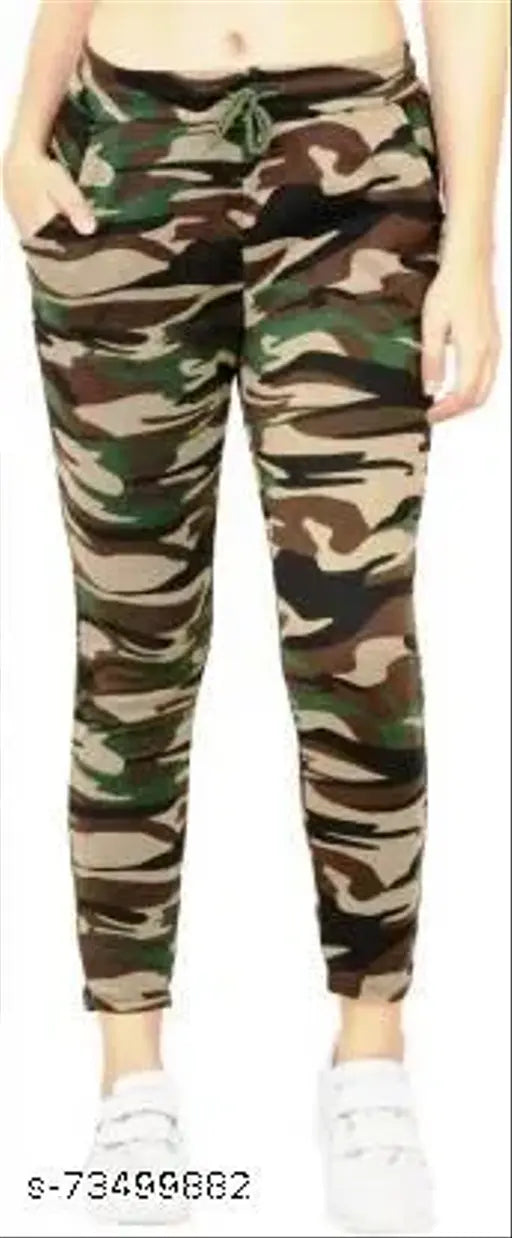 Cotton blend dyed/washed women's trousers & pants, latest style from India, size 26, 28, or 30