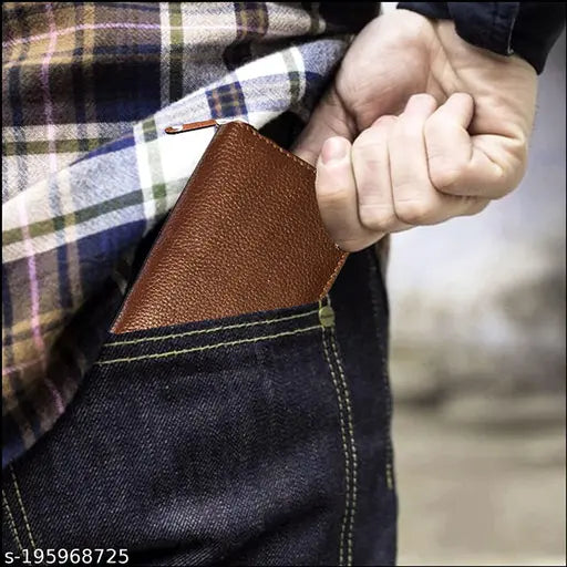 Brown Leather RFID Blocking 11 Slot Card Holder Set, high quality and slim design for both men and women. Perfect for carrying 15 cards, cash, and coins securely