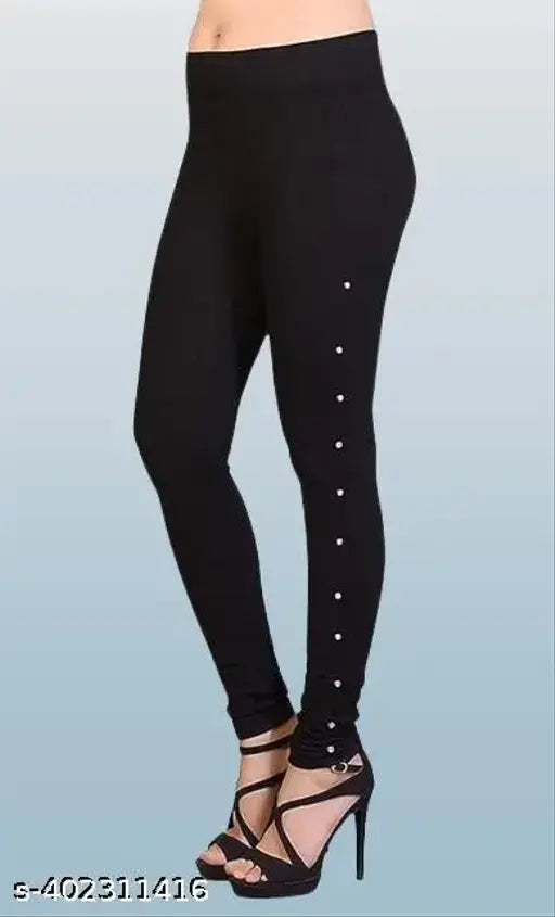 White linen self-design net legging, contemporary Indian fashion