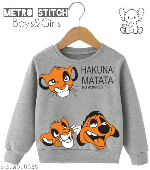 Amazing cotton sweater for kids, ages 0-6 years, printed pattern design in four color options