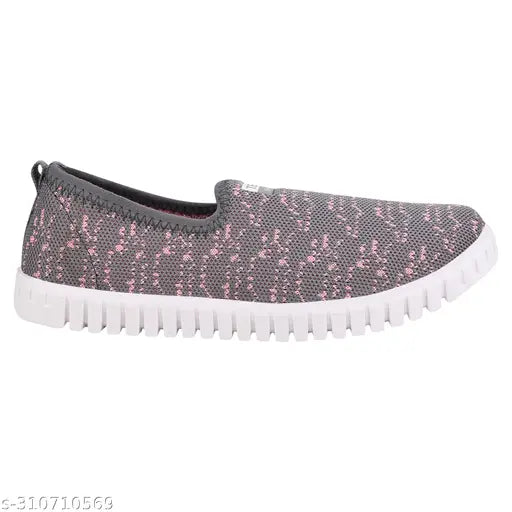 Grey Pink Nubuck slip-on LISA 6 cozyfeet, stylish comfort footwear for women" (123 characters)
