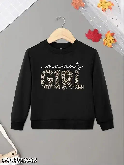 Cotton blend KEESOR owl print girls sweatshirt with long sleeves, casual top for autumn/winter/spring look
