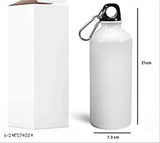 Black pink printed aluminum sipper bottle (750ml), music band style, durable and high-quality design, great for gym, office, or travel