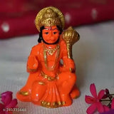 Stylish Hanuman idol, 2"x3"x1.5", poly resin dashboard decor from SCULPTO MANIA, Indian-made car accessory