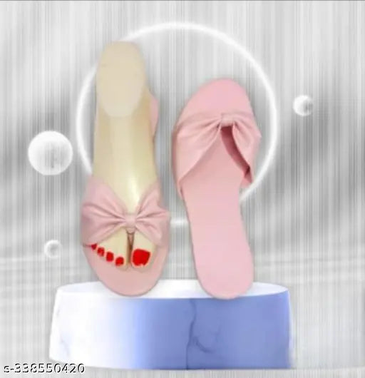 Synthetic slip-on casual fancy flats, Stepindia women's slipper in solid PVC color, Indian-made fashionable footwear