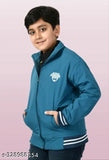 Blue IAC funky kids jacket with zip closure