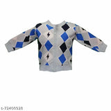 Colorblocked cotton blend winter vest for kids, long sleeves, button closer, size options 6-9M & 6-12M