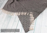 The Furnishers Cotton Argyle Throw, soft and comfortable material