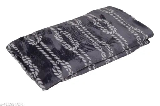 3D printed design Changers AC microfiber blanket, soft, cosy double bed size (India)