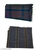 Heavy-winter woolen fleece blankets set (2 pcs), ideal for donation or home use, made in India