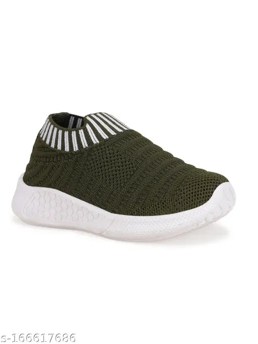 Grey, black and white kids casual sneakers with white nike swoosh symbol