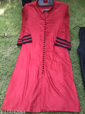 Rayon rayon kurta palazzo set for women, solid color fashionable Banita set on display" (125 characters)