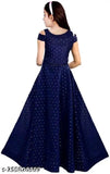 Printed net polyester little angle gown, perfect gift for children aged 6-15 years