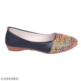 Patent leather women's ballerinas with closed back - stylish and comfortable casual shoes for daily wear, India origin